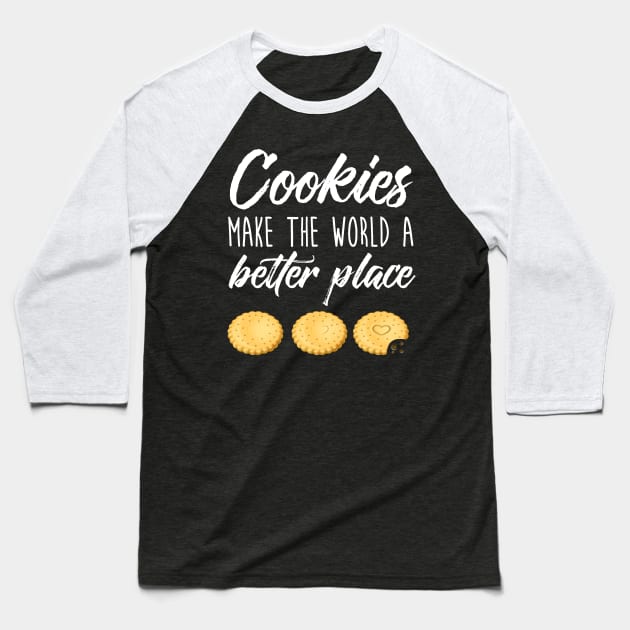 Cookies Baseball T-Shirt by Dojaja